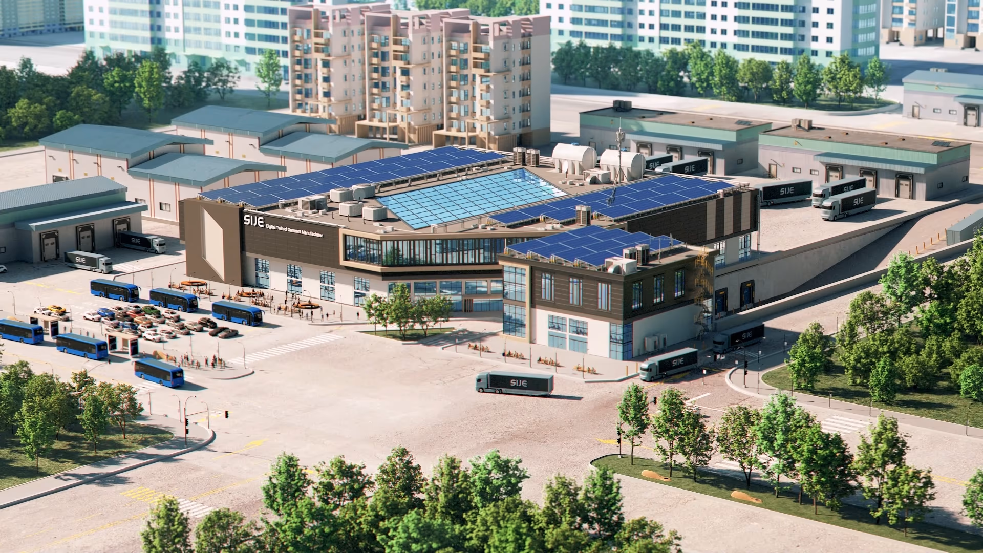 전시, 투자 유치 영상 Smart Factory 이미지