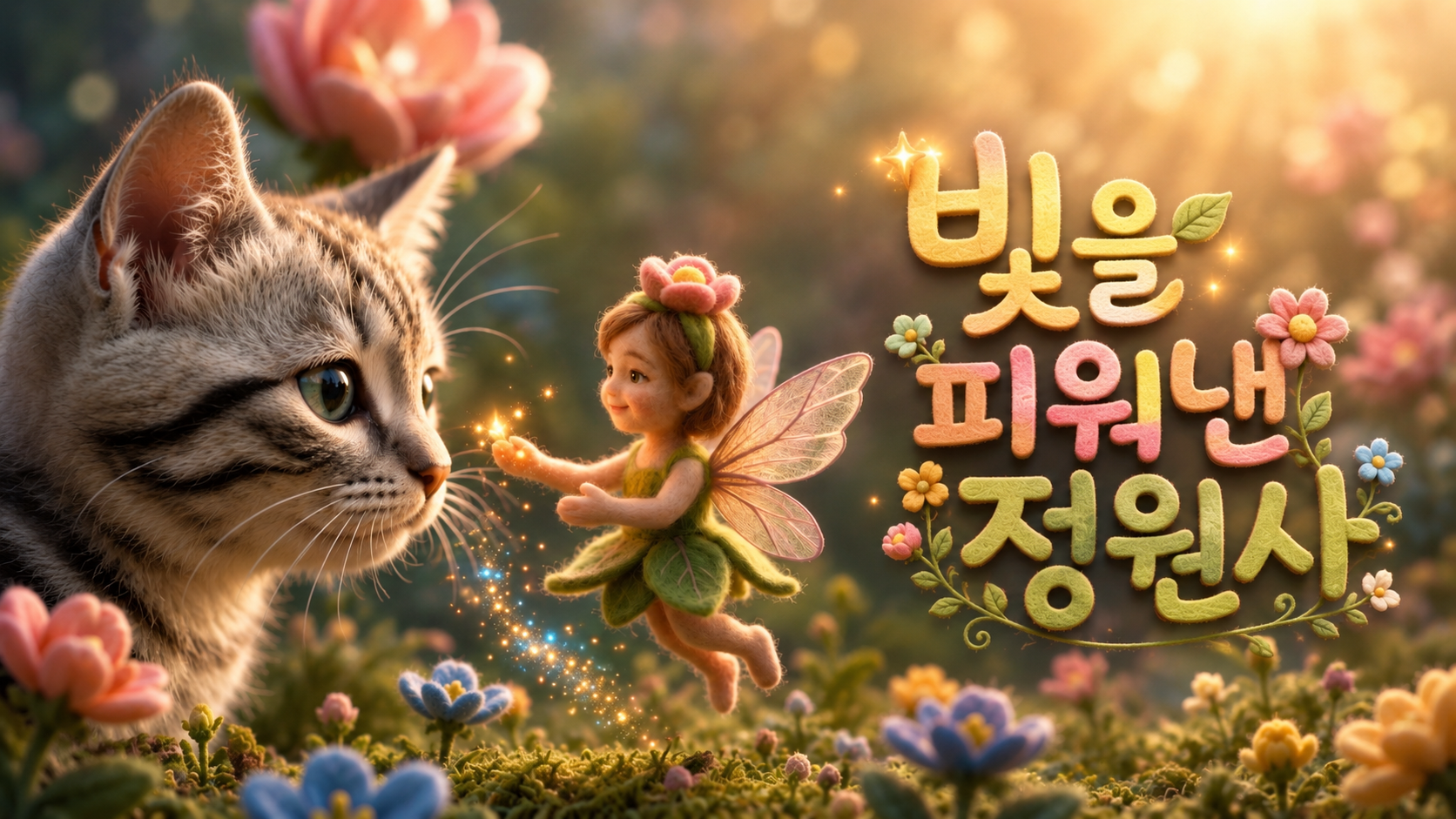 빛을 피워낸 정원사 이미지
