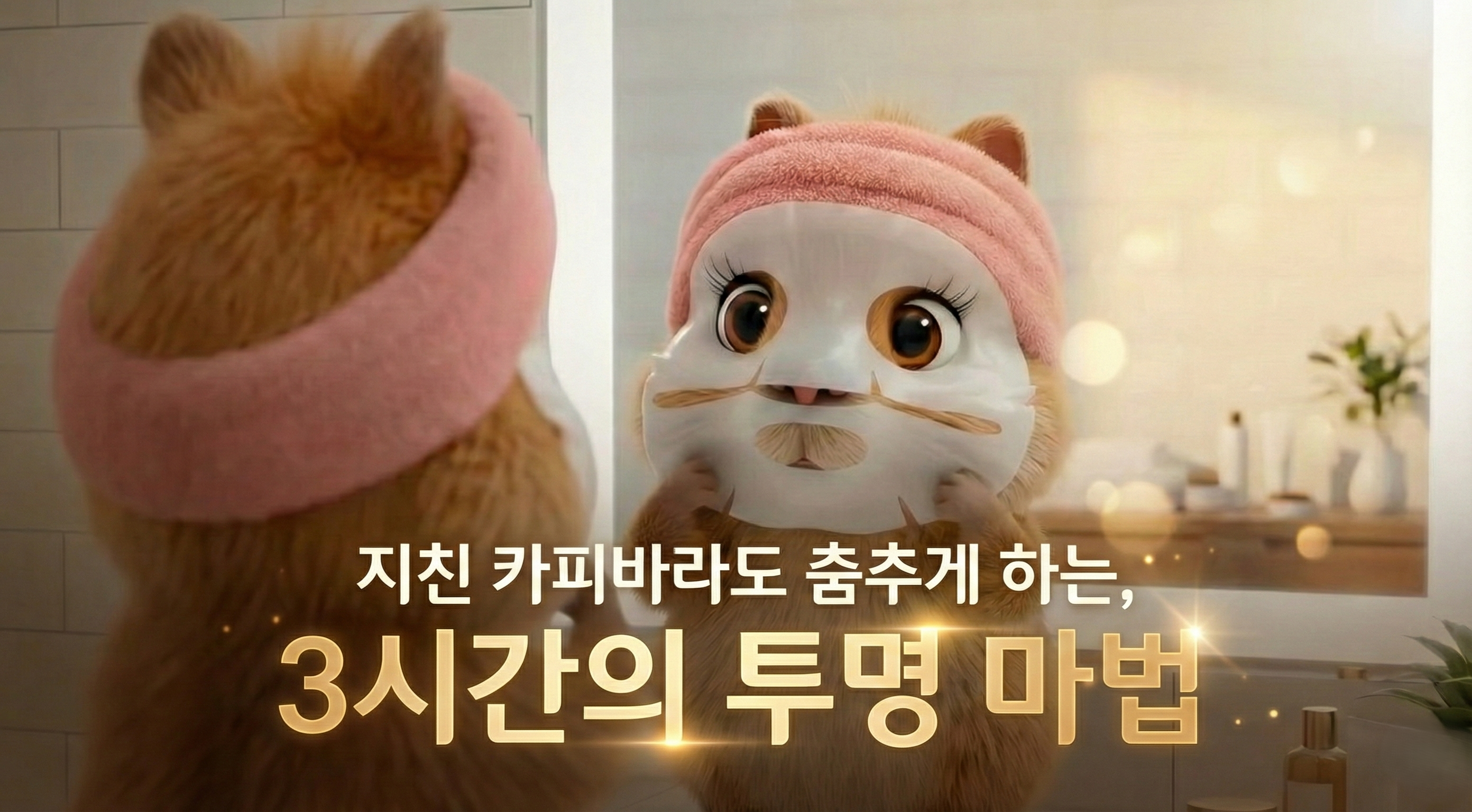 지친 카피바라도 춤추게하는 3시간의 투명마법 이미지