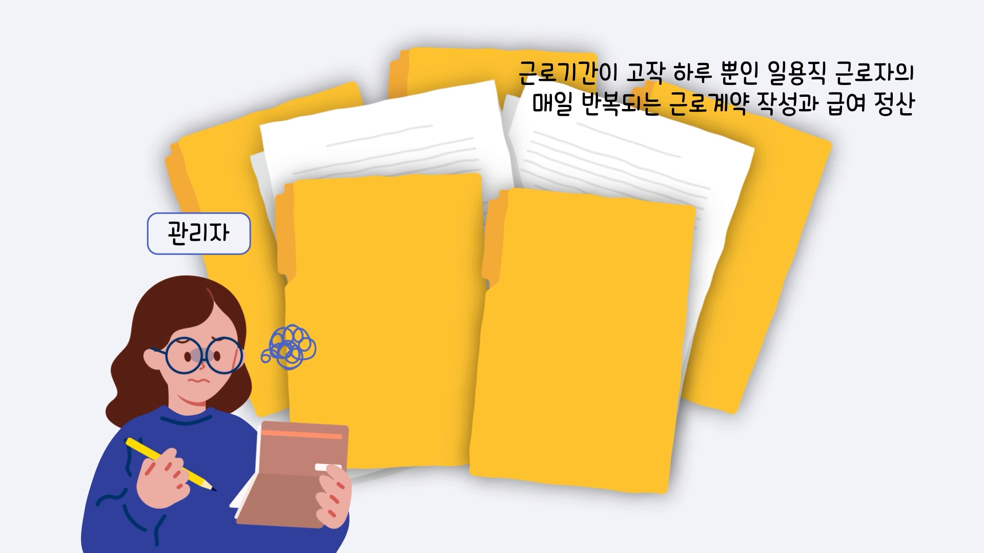 하울링 서비스 소개 모션그래픽 영상 이미지