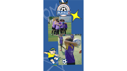 [숏폼, 모션그래픽] 플레이키즈-프로 꿈나무 축구대회 이미지