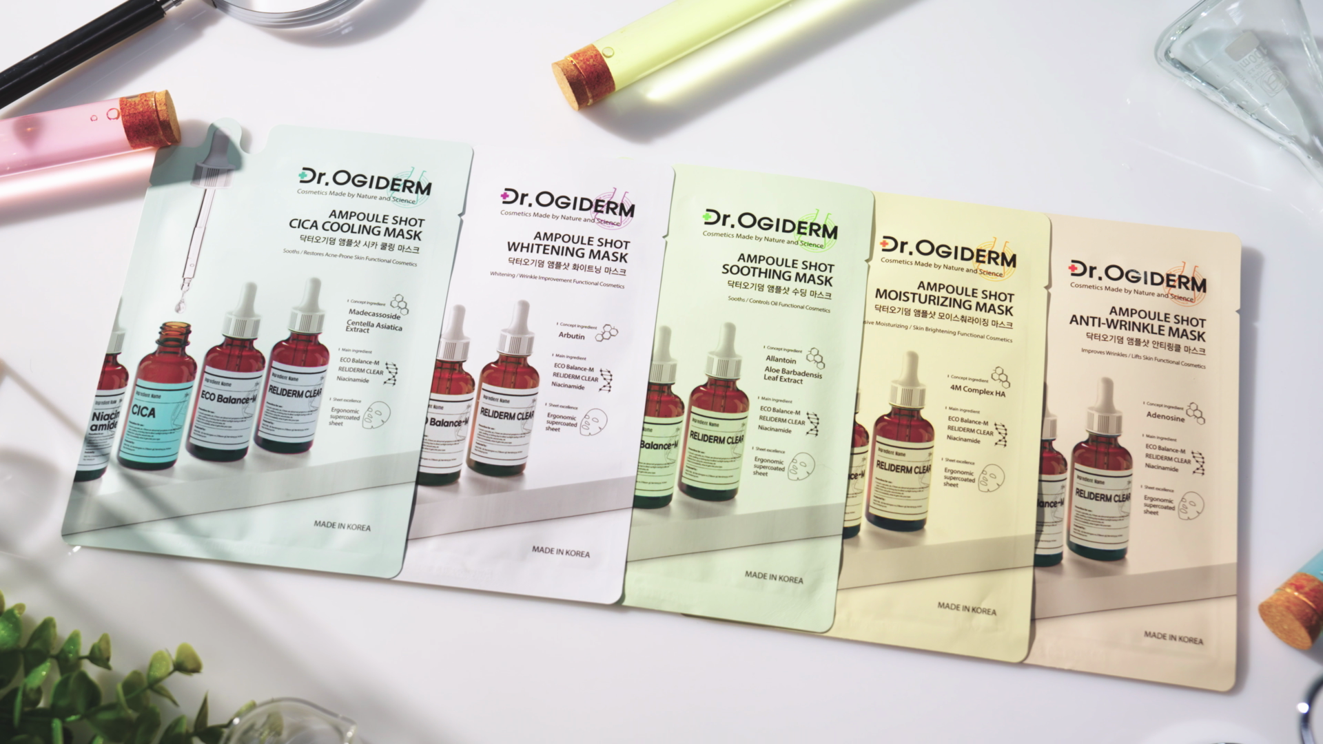 Dr.OGIDERM_AMPOULE SHOT MASK&CLEANSING WATER 이미지