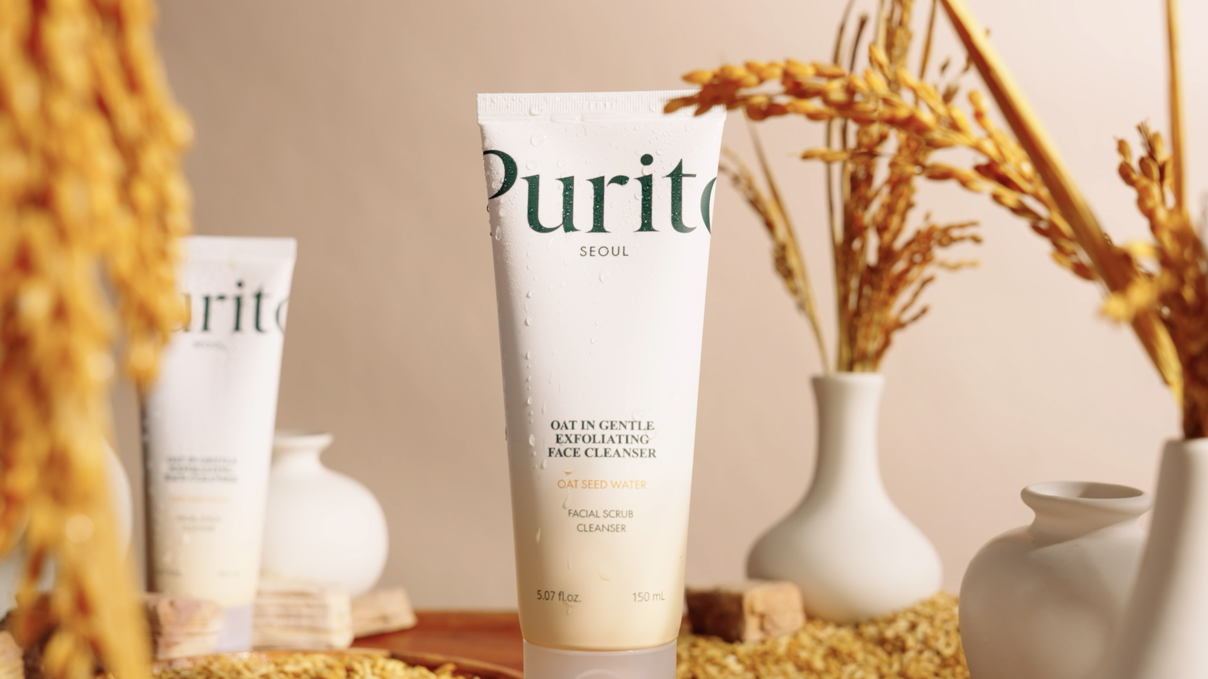 Purito SEOUL_OAT IN GENTLE EXFOLIATING FACE CLEANSER 이미지