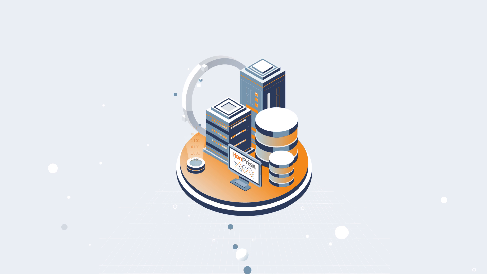 BNF테크 HanPrism 서비스 소개 인포그래픽 영상 이미지