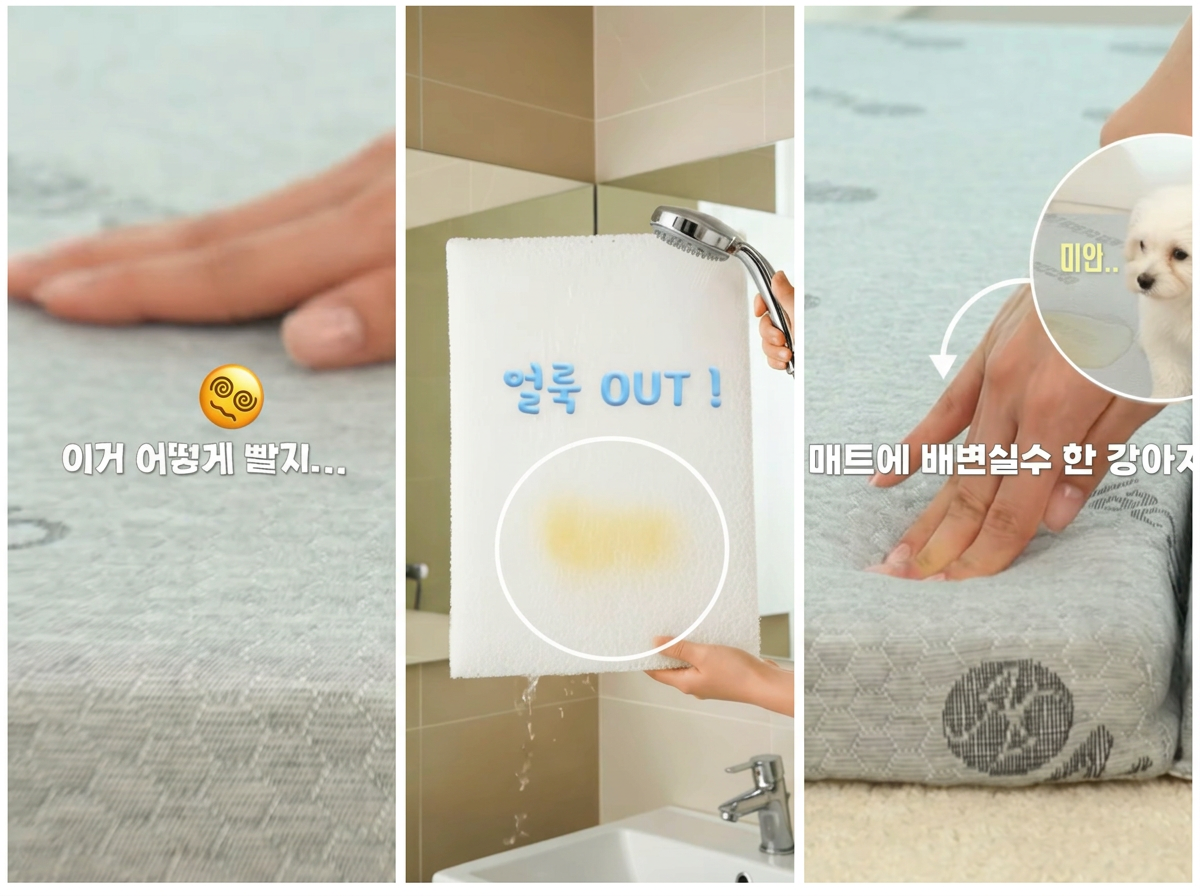 침구브랜드 매트리스 광고 이미지