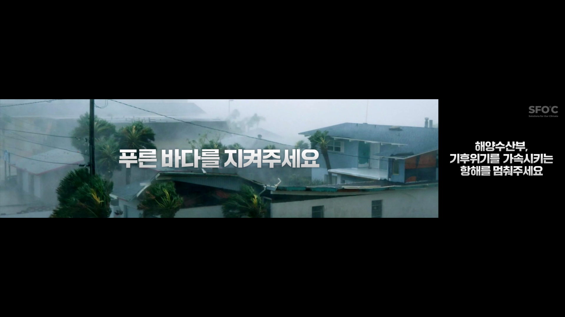 기후솔루션(SFOC) 해사주간 벡스코 전광판 영상제작 이미지