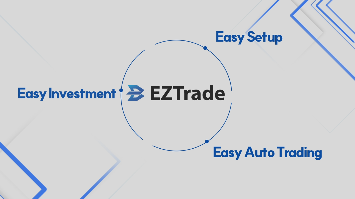 [타이포그래픽]EZTrade 서비스 소개 영상 이미지