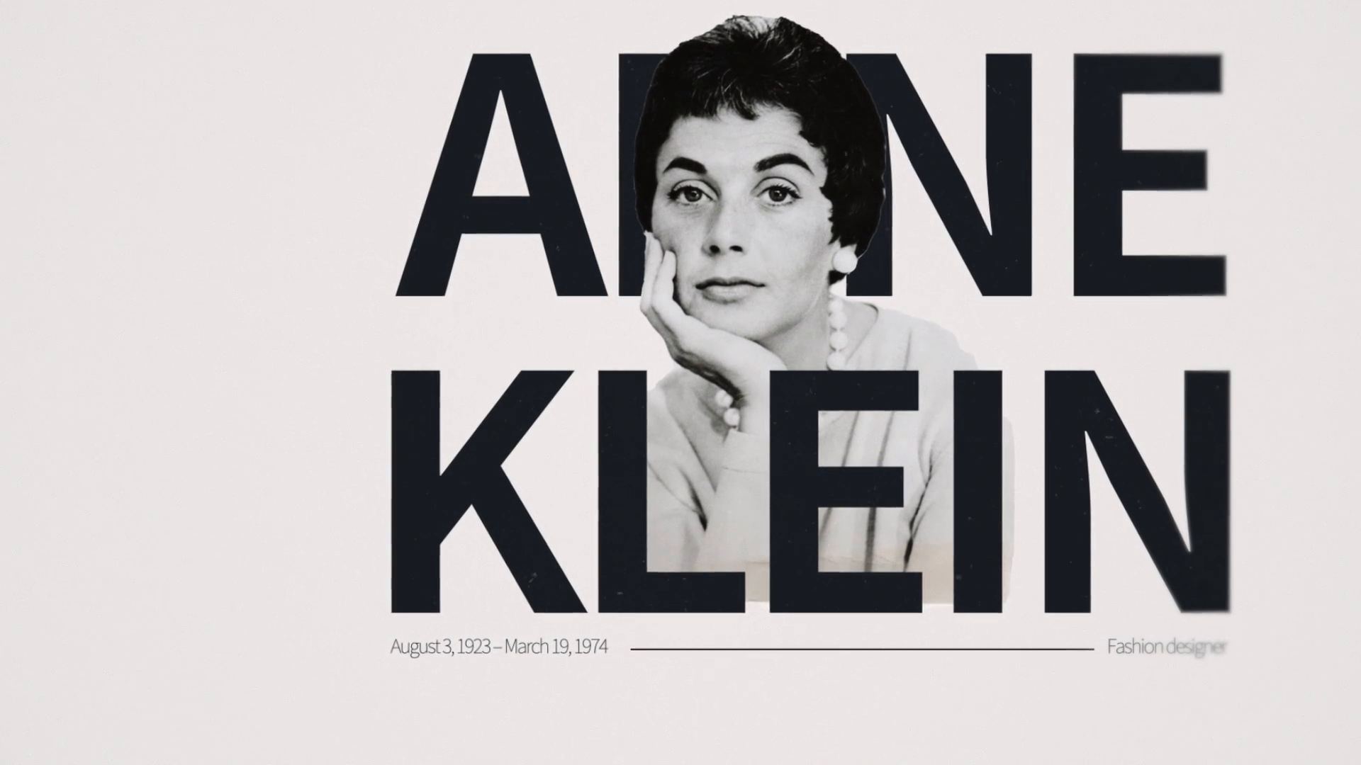 ANNE KLEIN Brand History 이미지
