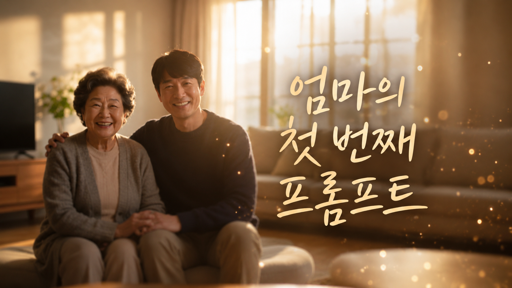 엄마의 첫 번째 프롬프트 이미지