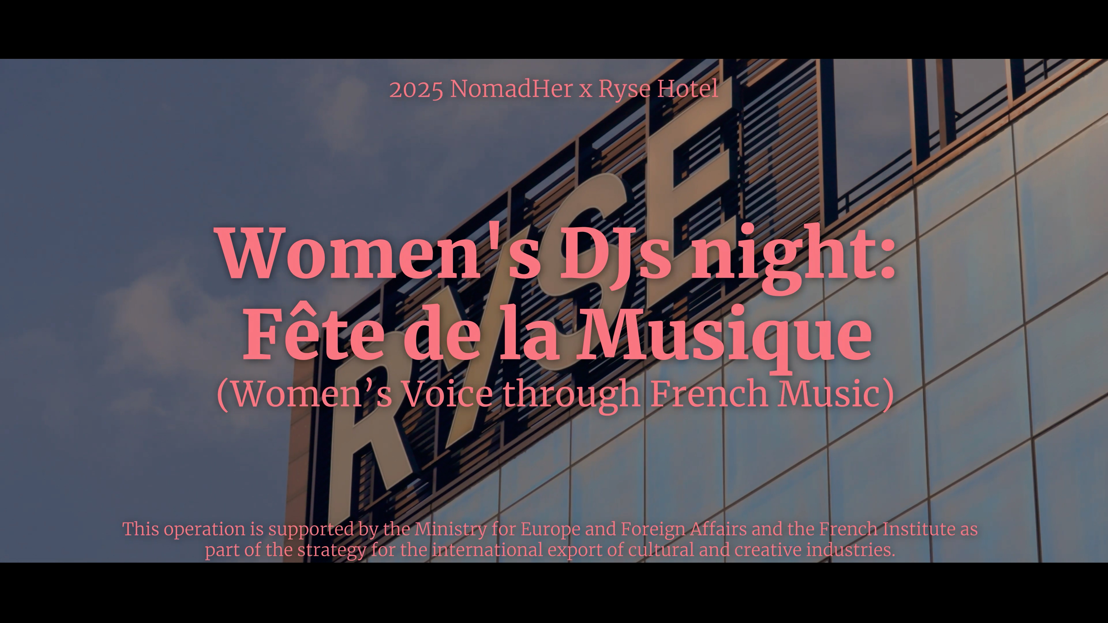 NomadHer International Women's DJs Night | 행사 스케치 이미지