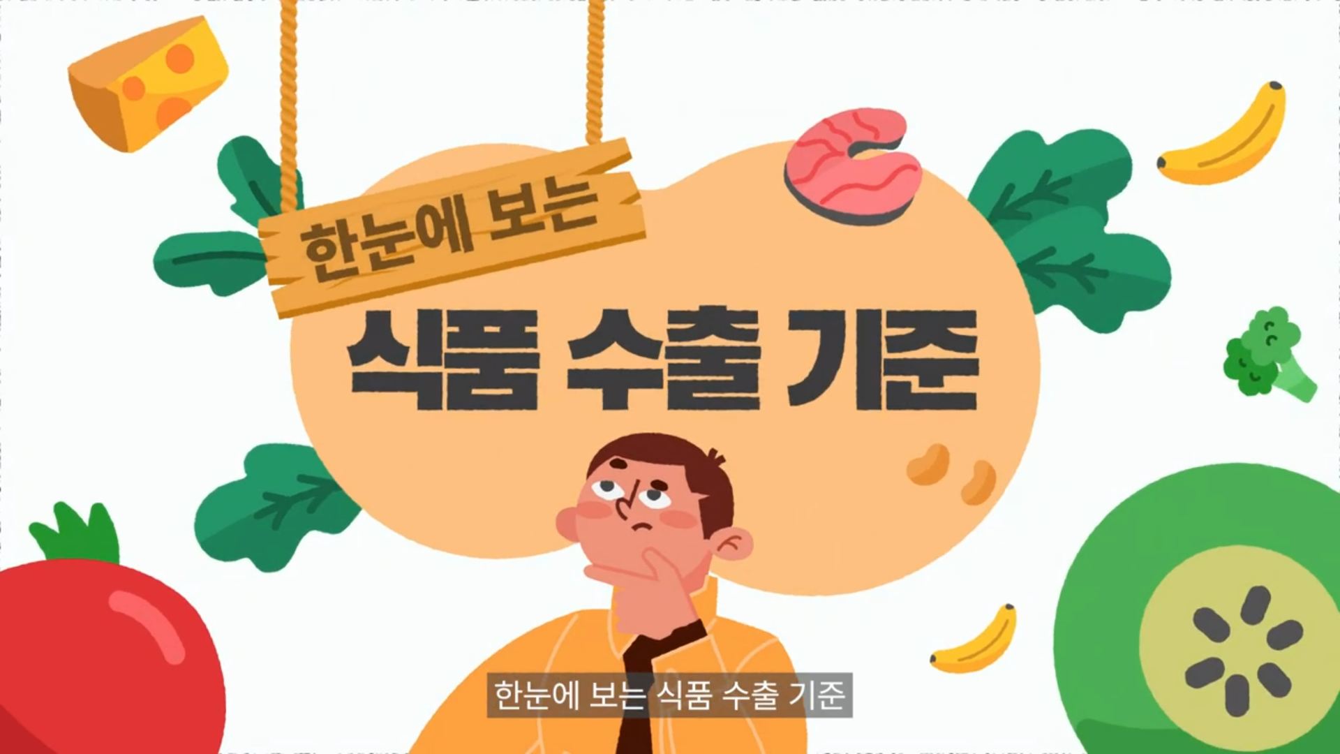 [모션그래픽] 해외식품안전규제정보시스템 매뉴얼 설명영상 이미지