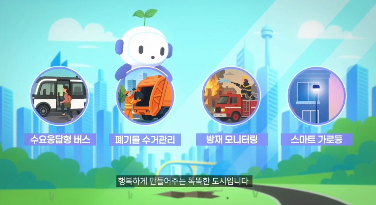 [모션그래픽] 2025 스마트도시협회 홍보영상 이미지