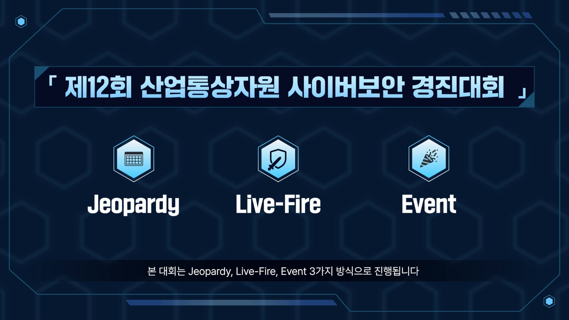엔키화이트햇 해킹대회 인포그래픽 식전 영상 이미지